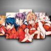 Shokugeki No Soma 1 - Anime 5 Panel Canvas Art Wall Decor