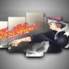Shokugeki No Soma - Anime 5 Panel Canvas Art Wall Decor