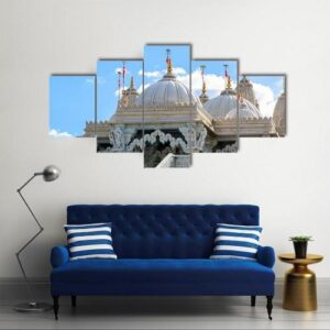 Shri Swaminarayan - Religion 5 Panel Canvas Art Wall Decor