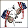 Shut Up And Throw Darts America Custom Name Hawaiian Shirt