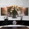 Siege Sledge - Gaming 5 Panel Canvas Art Wall Decor