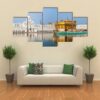 Sikh Gurdwara Golden Temple In India - Nature 5 Panel Canvas Art Wall Decor
