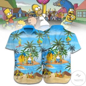 Simpsons Family Beach Summer Vibe Hawaiian Shirt