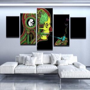 Since Birth - Abstract 5 Panel Canvas Art Wall Decor