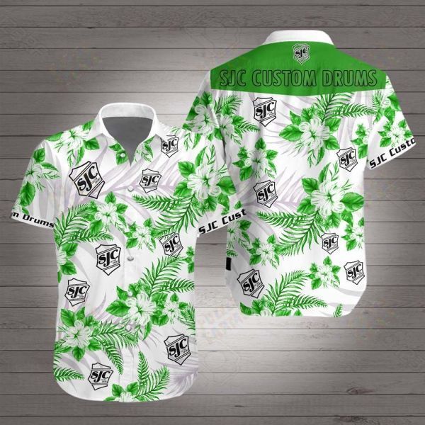 Sjc Custom Drums Hawaiian Shirt Sjc Custom Drums Hawaiian Shirt