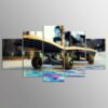 Skateboard At Outdoor Skatepark - Sport 5 Panel Canvas Art Wall Decor