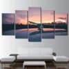 Skateboard Split 1 - Sport 5 Panel Canvas Art Wall Decor