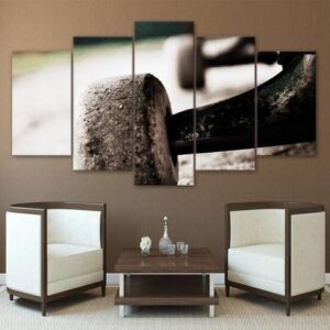 Skateboard Wheel - Sport 5 Panel Canvas Art Wall Decor
