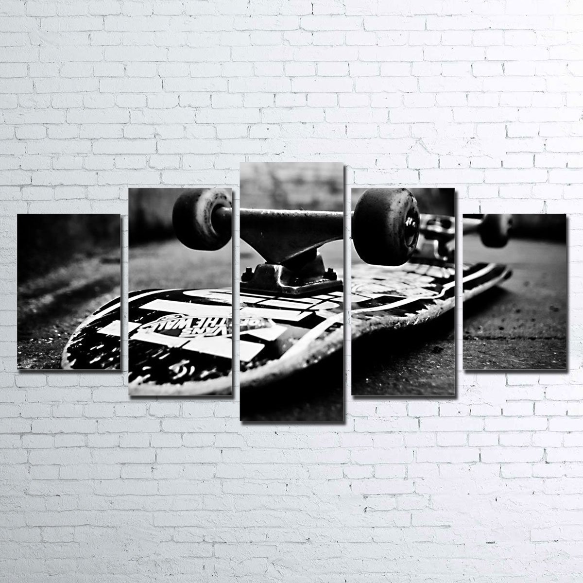 Skateboard - Sport 5 Panel Canvas Art Wall Decor Skateboard - Sport 5 Panel Canvas Art Wall Decor