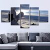 Skating 6 - Sport 5 Panel Canvas Art Wall Decor