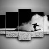 Skiing 2 - Sport 5 Panel Canvas Art Wall Decor