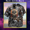 Skull And Fire Full Printing Hawaiian Shirt
