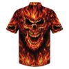 Skull Fire Hawaiian Shirt