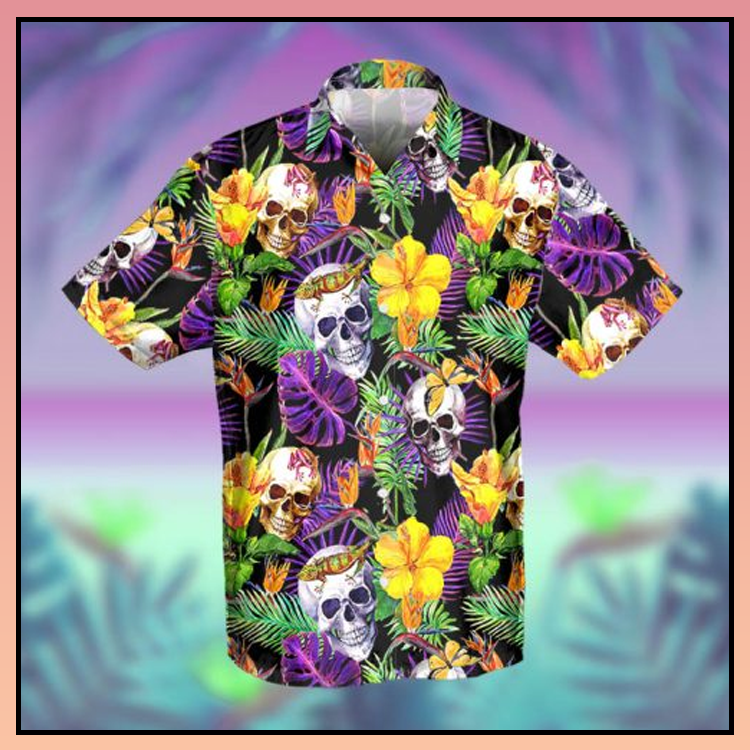 Skull Tropical Hawaiian Shirt Skull Tropical Hawaiian Shirt