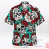 Skull With Rose Hawaiian Shirt