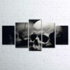 Skulls - Abstract 5 Panel Canvas Art Wall Decor