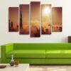 Sky Dubai - Nature 5 Panel Canvas Art Wall Decor