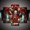 Slipknot - Music 5 Panel Canvas Art Wall Decor