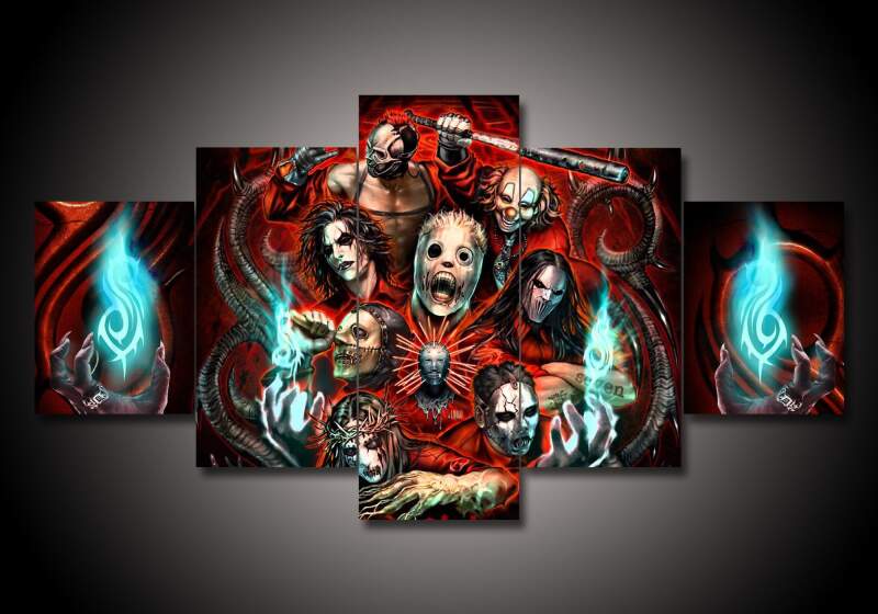 Slipknot - Music 5 Panel Canvas Art Wall Decor Slipknot - Music 5 Panel Canvas Art Wall Decor