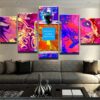 Smell Like Money - Wine 5 Panel Canvas Art Wall Decor