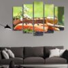 Smoked Salmon With Honey - Kitchen 5 Panel Canvas Art Wall Decor