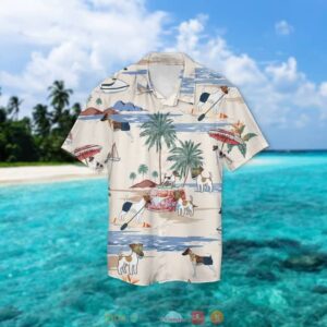 Smooth Fox Terrier Summer Beach Hawaiian Shirt