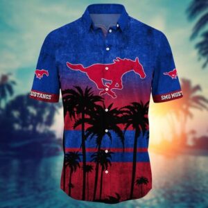 Smu Mustangs Hawaiian Shirt