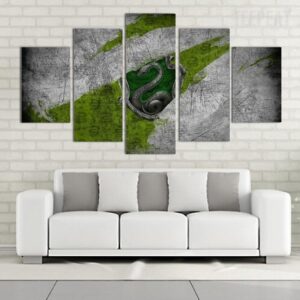 Snake Scenery - Abstract 5 Panel Canvas Art Wall Decor