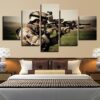 Sniper Sniper Call Of Dut - Gaming 5 Panel Canvas Art Wall Decor