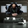 Snoop Dogg - Famous Person 5 Panel Canvas Art Wall Decor