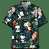 Snoopy And Charlie Brown Forest Hawaiian Shirt