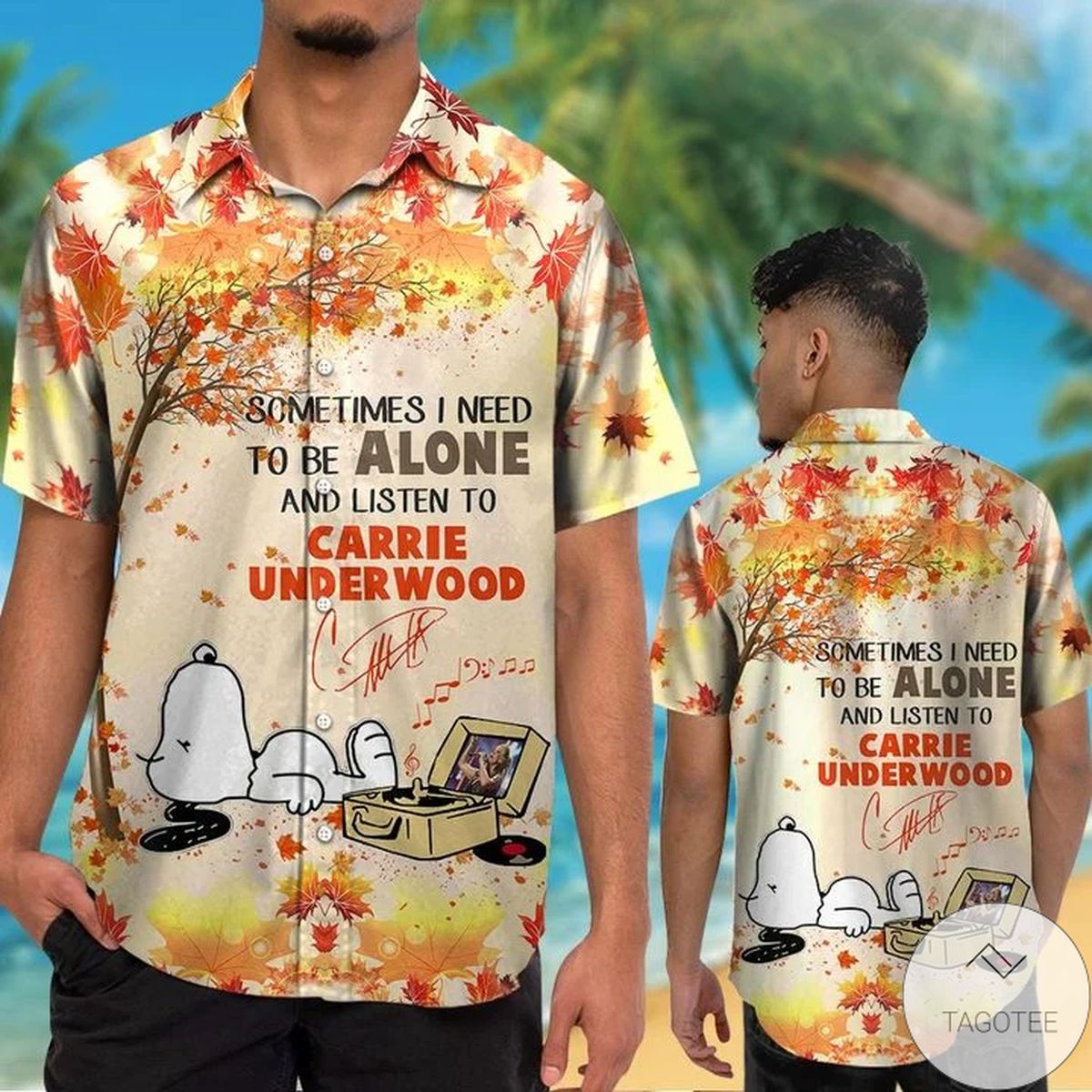 Snoopy Sometimes I Need To Be Alone And Listen To Carrie Underwood Hawaiian Shirt Snoopy Sometimes I Need To Be Alone And Listen To Carrie Underwood Hawaiian Shirt