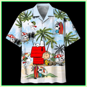 Snoopy Summer Time Hawaiian Shirt