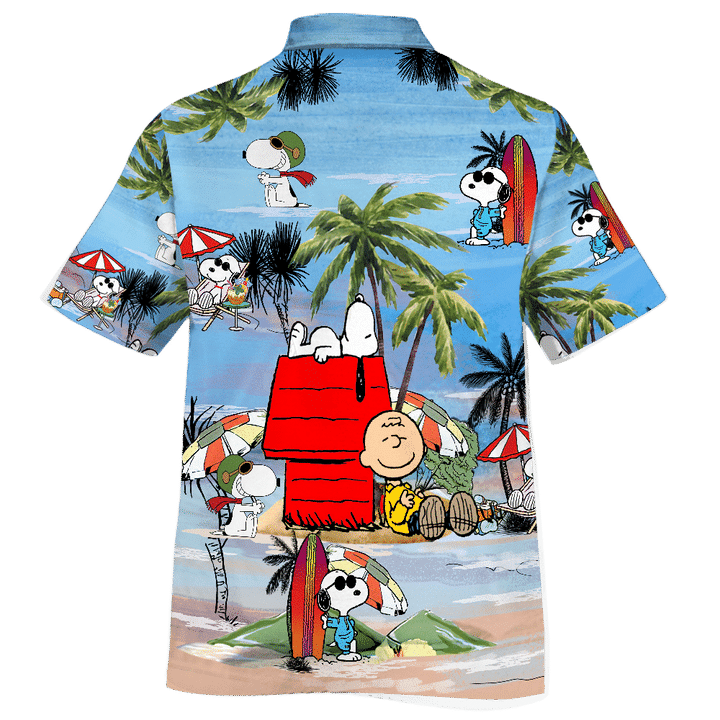 Snoopy Summer Time Hawaiian Shirt Snoopy Summer Time Hawaiian Shirt