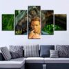 So Cute Dinosaur World - Jurassic Park 5 Panel Canvas Art Wall Decor