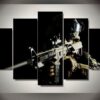 Soldiers 10 - Army 5 Panel Canvas Art Wall Decor