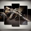Soldiers 9 - Army 5 Panel Canvas Art Wall Decor