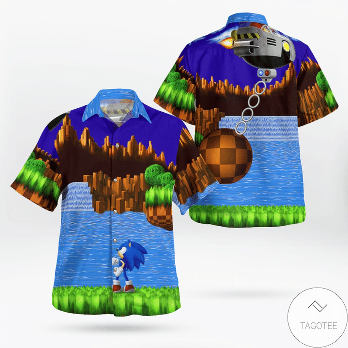 Sonic Game Hawaiian Shirt Sonic Game Hawaiian Shirt