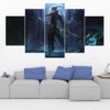 Soulhunter Kayn - League Of Legends - Gaming 5 Panel Canvas Art Wall Decor