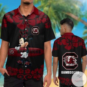 South Carolina Gamecocks & Minnie Mouse Hawaiian Shirt- Tagotee