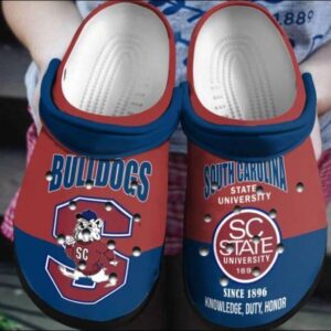 South Carolina State University Bulldogs Crocs Clog Clog Shoes