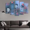 Soybeans - Animal 5 Panel Canvas Art Wall Decor