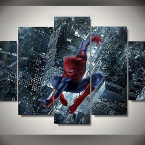 Spider-Man 2 - Movie 5 Panel Canvas Art Wall Decor
