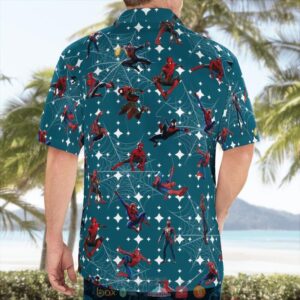 Spider Man Blue Hawaiian Shirt