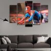 Spiderman 22 - Dc 5 Panel Canvas Art Wall Decor