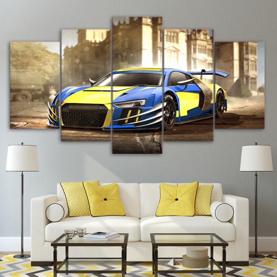 Sports Car 02 - Automative 5 Panel Canvas Art Wall Decor Sports Car 02 - Automative 5 Panel Canvas Art Wall Decor