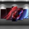 Sports Car 03 - Automative 5 Panel Canvas Art Wall Decor