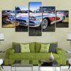 Sports Car 8 - Automative 5 Panel Canvas Art Wall Decor