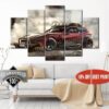 Sports Car Ferrari Ff - Automative 5 Panel Canvas Art Wall Decor