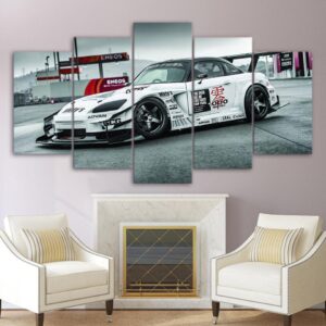 Sports Car Racing Auto - Automative 5 Panel Canvas Art Wall Decor